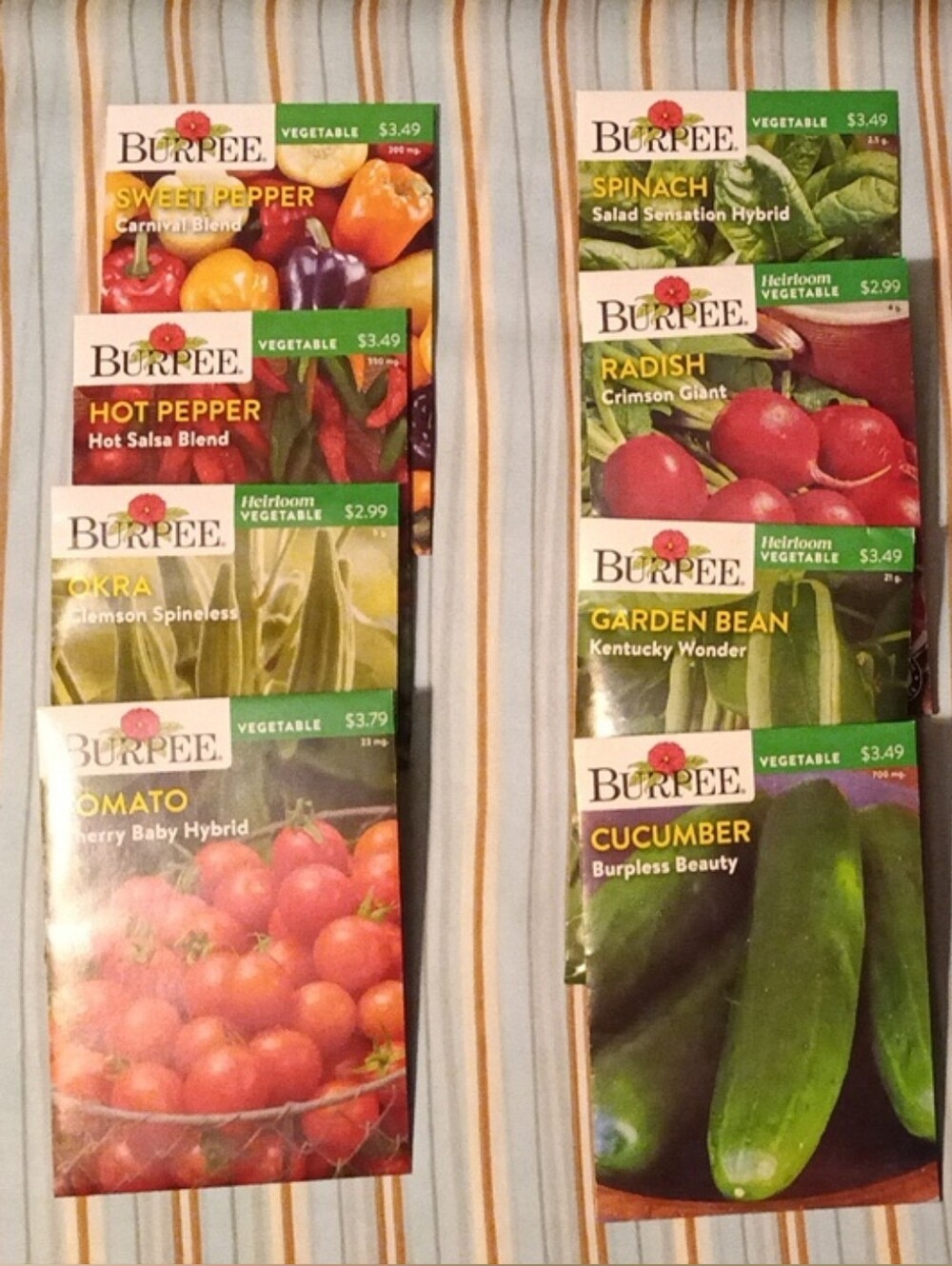 Burpee Seed Packet Bundle Multi Assortment - Vegetable